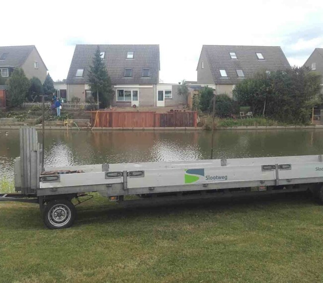 Slootweg - Eindresultaat Damwand - Slootweg